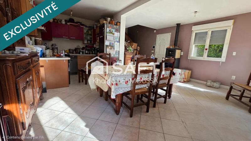 Maison - 110 m² - 8 pièces