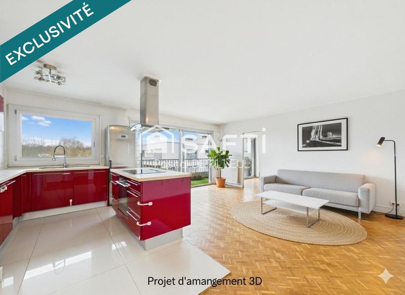 Appartement - 58 m² - 2 pièces