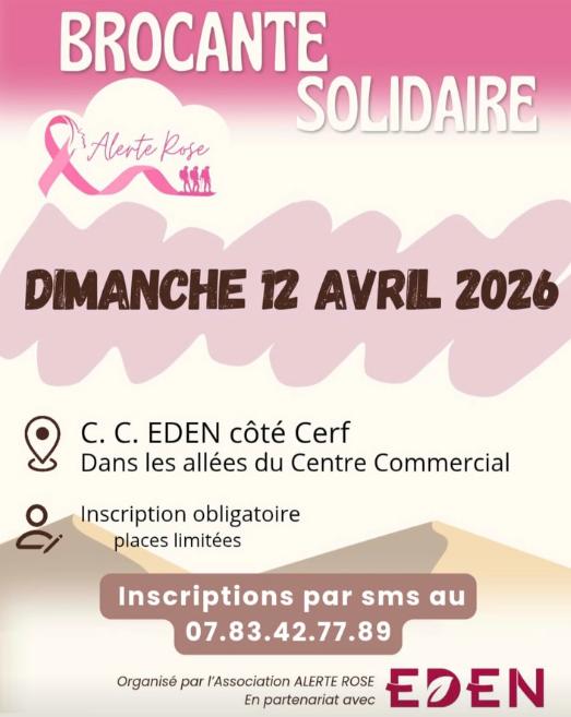 Brocante Centre commercial Eden Cerf