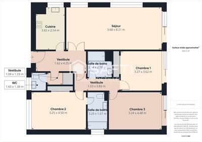 Appartement - 109 m² - 5 pièces