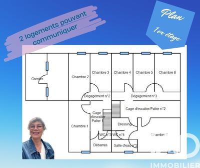 Maison - 296 m² - 11 pièces