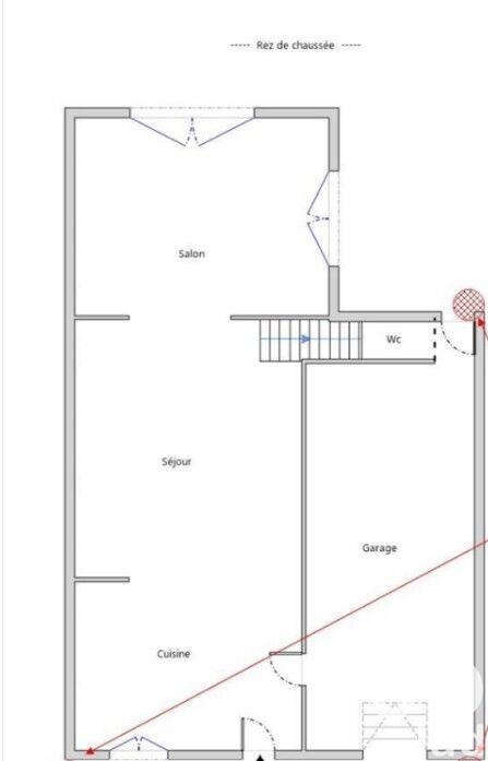 Maison - 93 m² - 4 pièces