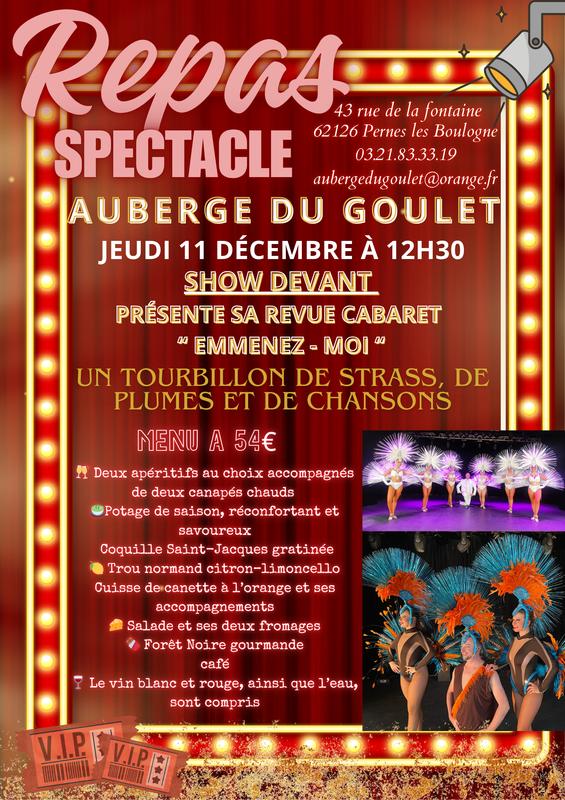 Auberge du Goulet : repas fin d'année