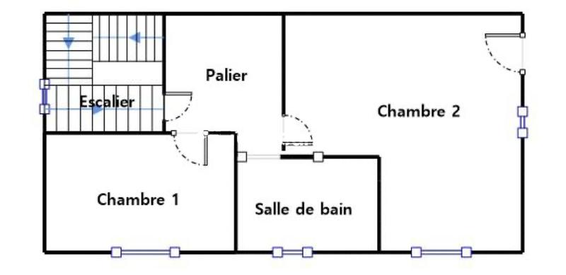 Maison de ville - 54 m² - 3 pièces
