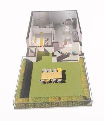 Appartement - 44 m² - 2 pièces