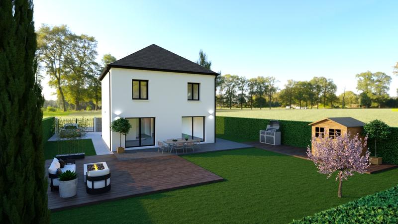 Maison - 95 m² - 6 pièces