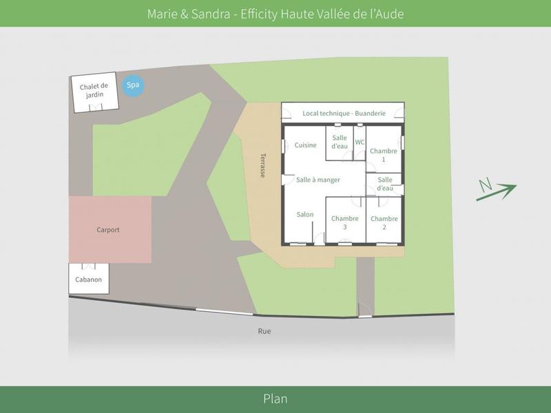 Maison - 90 m² - 4 pièces