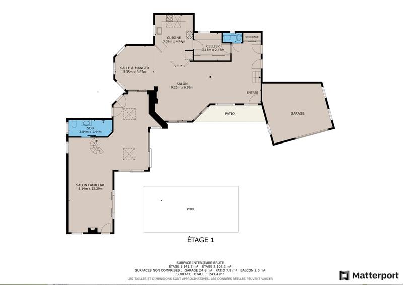 Maison contemporaine - 210 m² - 7 pièces