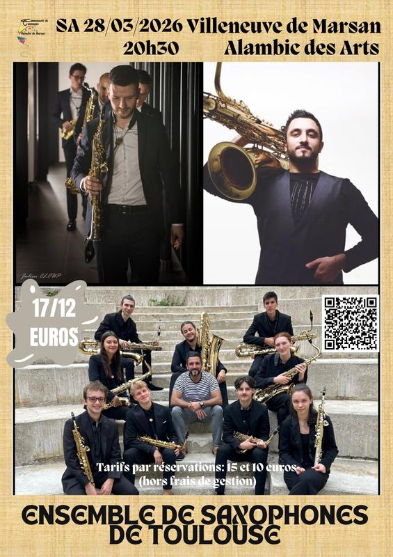 Concert : Ensemble de Saxophone de Toulouse