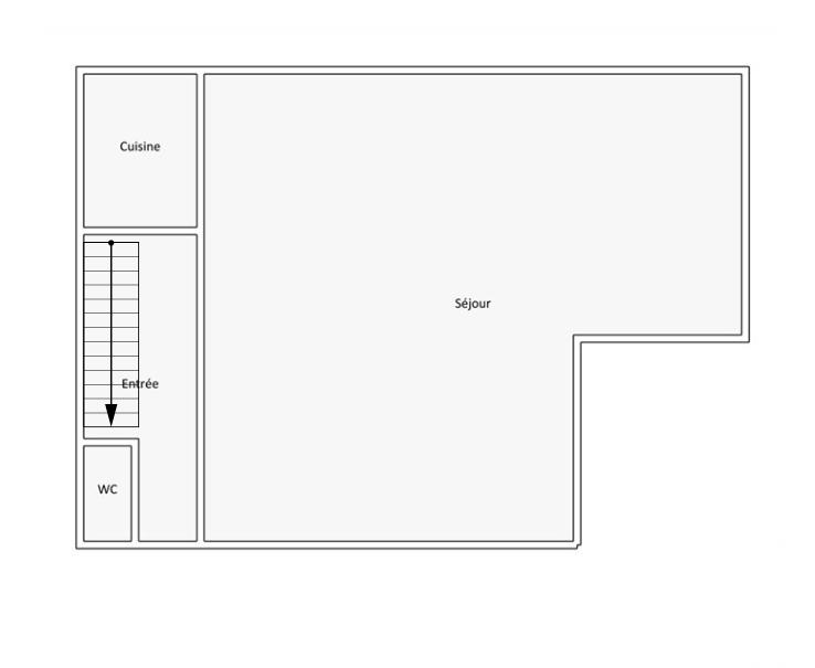 Maison de ville - 97 m² - 4 pièces