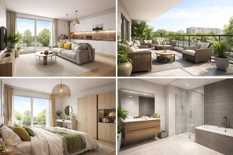 Appartement - 89 m² - 4 pièces