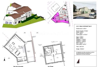 Terrain - 410 m²