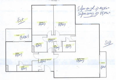 Appartement - 101 m² - 4 pièces