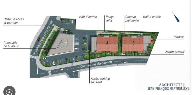 Appartement - 64 m² - 3 pièces