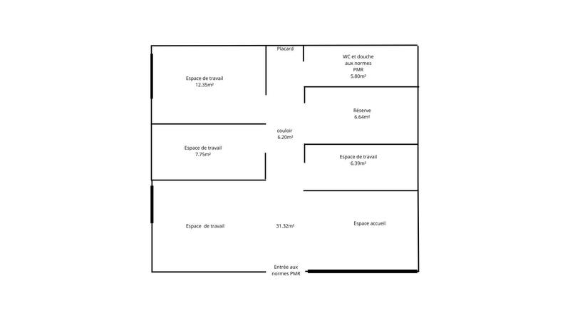 Local commercial - 82 m²