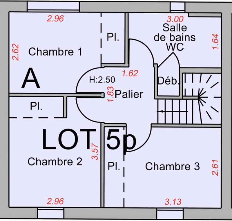Duplex - 77 m² - 4 pièces