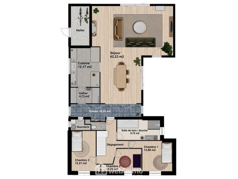 Maison - 189 m² - 7 pièces