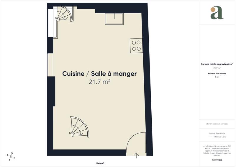 Maison de village - 66 m² - 4 pièces