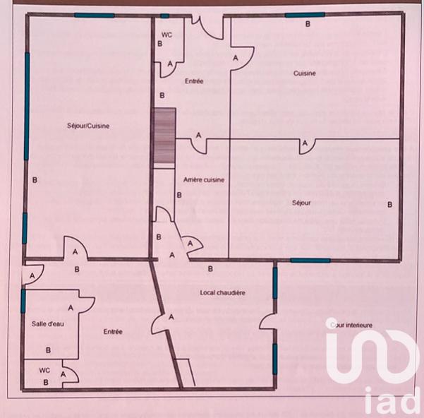 Maison de ville - 220 m² - 7 pièces