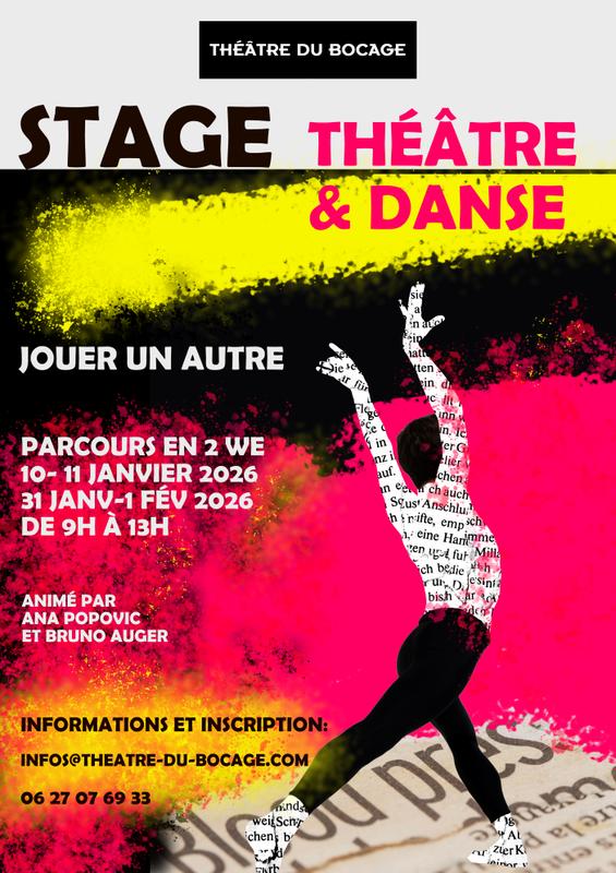 Stage de théâtre et danse pour adultes