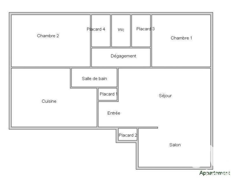 Appartement - 71 m² - 4 pièces