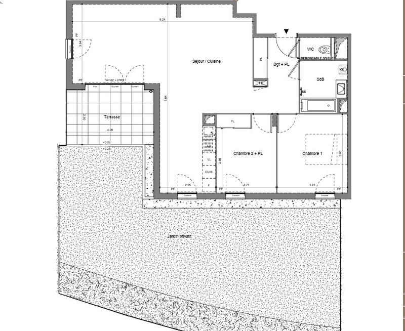 Appartement - 79 m² - 3 pièces