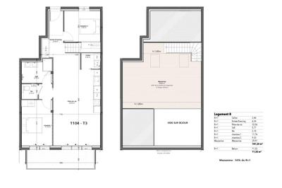 Appartement - 101 m² - 3 pièces