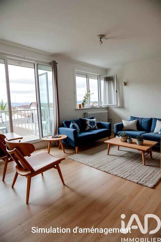 Appartement - 54 m² - 2 pièces