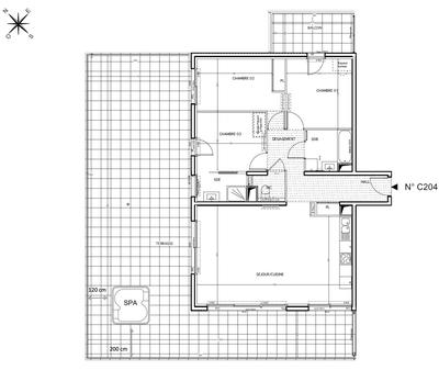 Appartement - 96 m² - 4 pièces