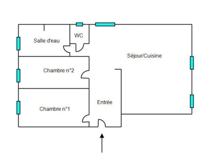 Appartement - 106 m² - 3 pièces