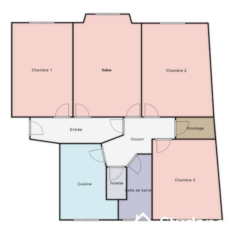 Chambre - 30 m² - 1 pièce