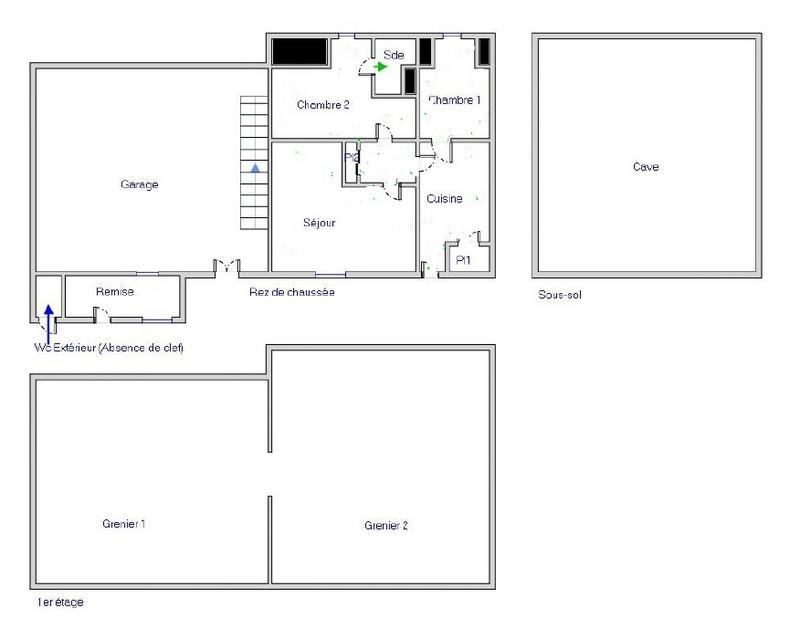 Maison de village - 58 m² - 3 pièces