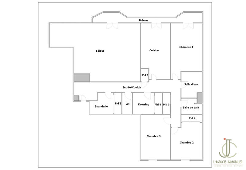 Appartement - 126 m² - 4 pièces