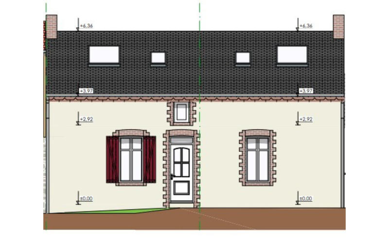 Maison - 61 m² - 3 pièces