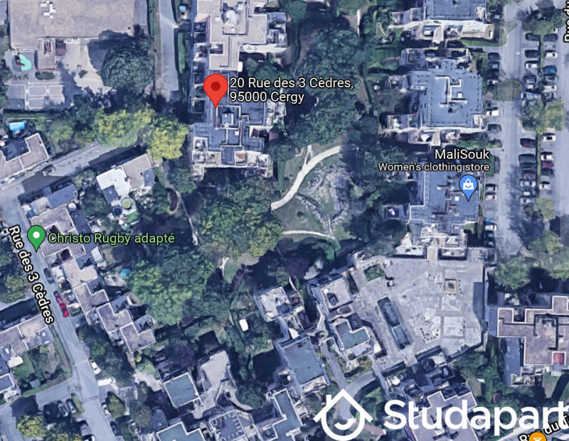 Chambre - 12 m² - 1 pièce