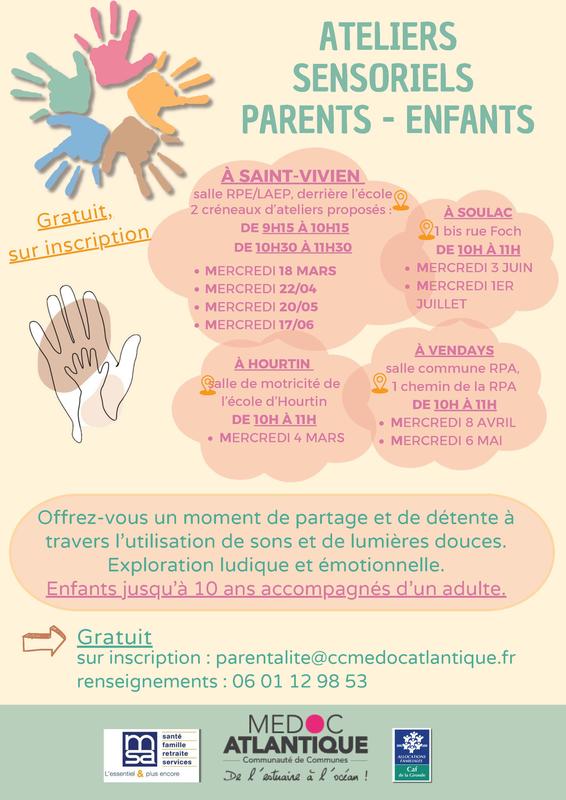Atelier sensoriel Parents/Enfants