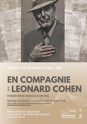 En compagnie de Leonard Cohen