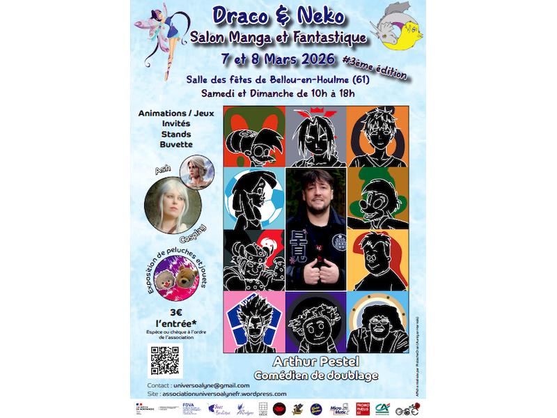 Draco &amp; neko, salon manga fantastique