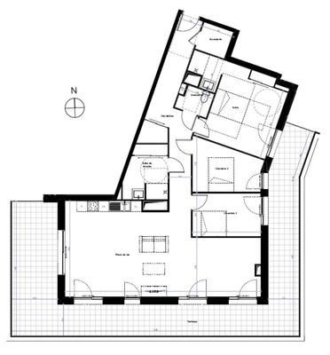 Appartement - 116 m² - 4 pièces