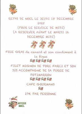 Repas de Noël au Grand Café