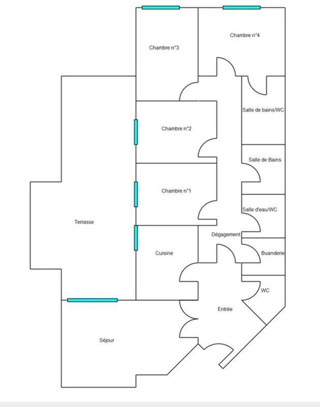 Appartement - 138 m² - 5 pièces