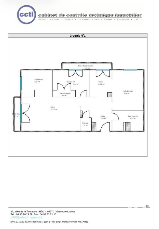 Appartement - 67 m² - 3 pièces