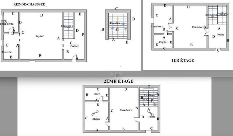Maison - 90 m² - 4 pièces