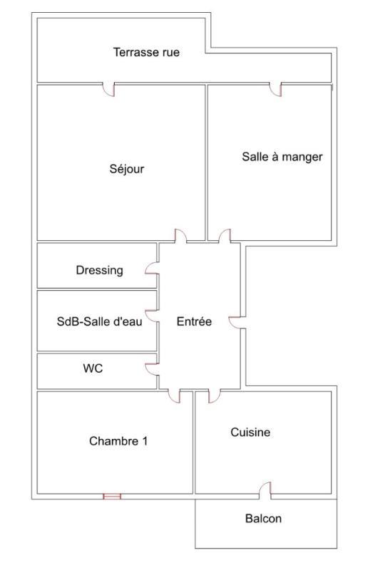 Appartement - 70 m² - 3 pièces