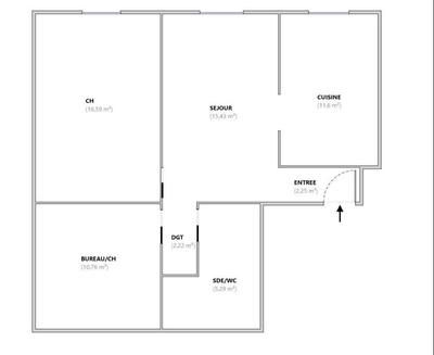 Maison de ville - 150 m² - 2 pièces