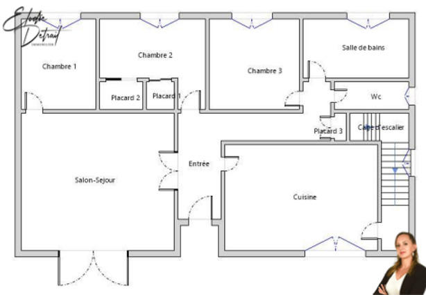 Pavillon - 88 m² - 5 pièces