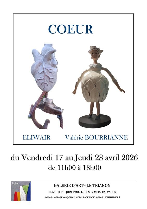 Les Amis de le Galerie le Trianon Arts et Essais présente Eliwair et Valérie Bourriane