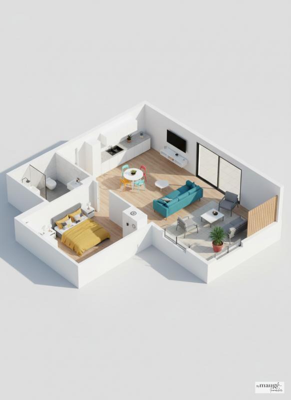 Appartement - 43 m² - 2 pièces