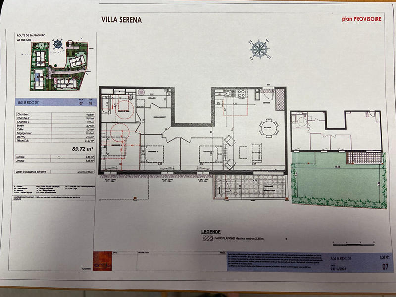 Appartement - 86 m² - 4 pièces