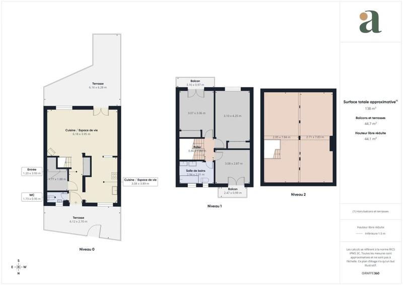 Maison - 88 m² - 4 pièces